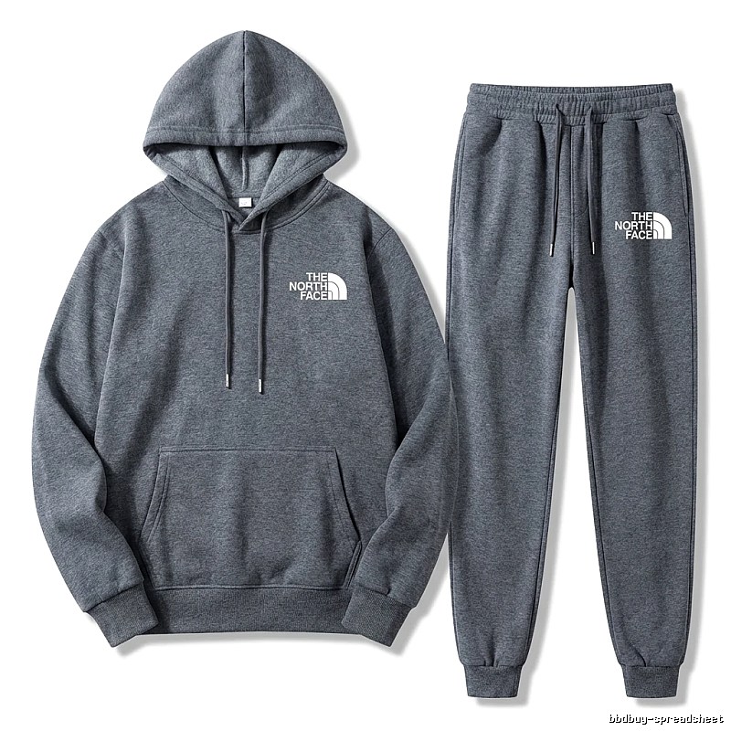 The North Face Simple Gray Sportswear Set