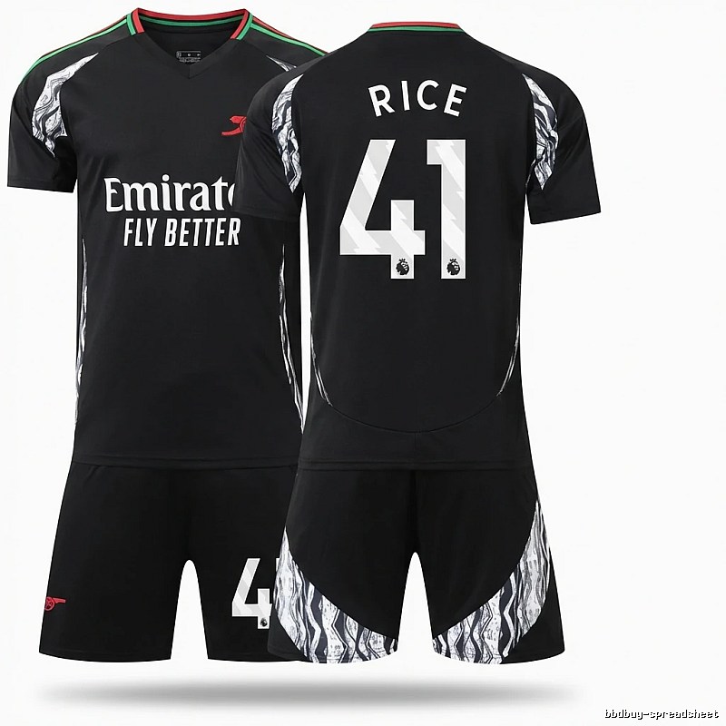 The trendy and cool black jersey of Arsenal.