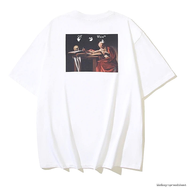 Thrasher Urban Flame logo T-shirt White Red Thrasher with Statement Pattern
