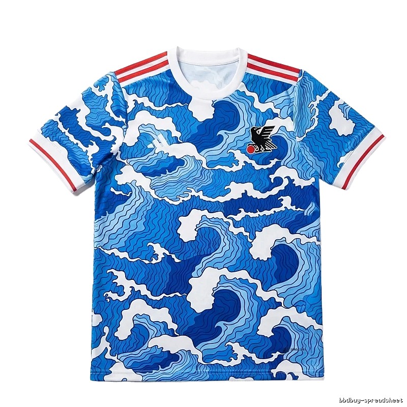 Tokyo Ghoul Wave Style Blue and White T-shirt
