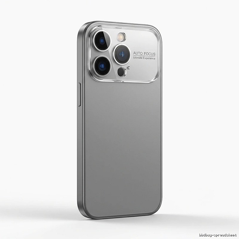 Transparent Gray Trendy Brand Phone Case for iPhone