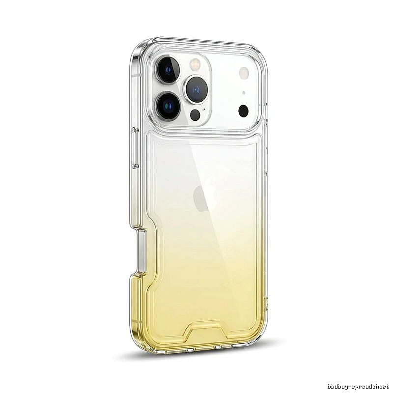 Transparent trendy iPhone phone case