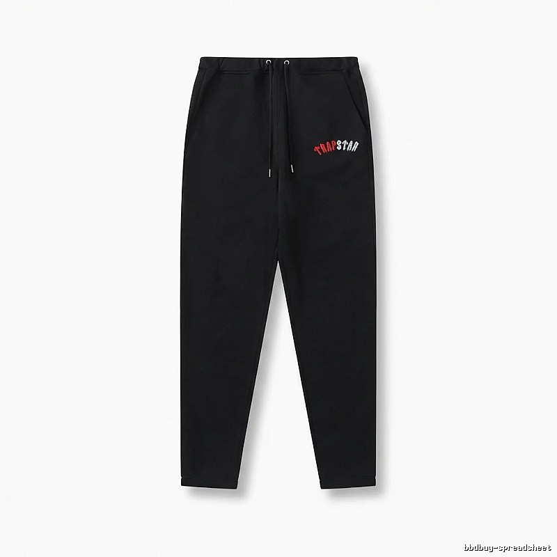 Trapstar minimalist style black sweatpants