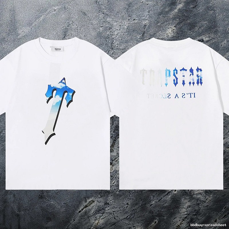 Trapstar Monogram Keys graphic T-shirt Black White Key for Casual Outfits