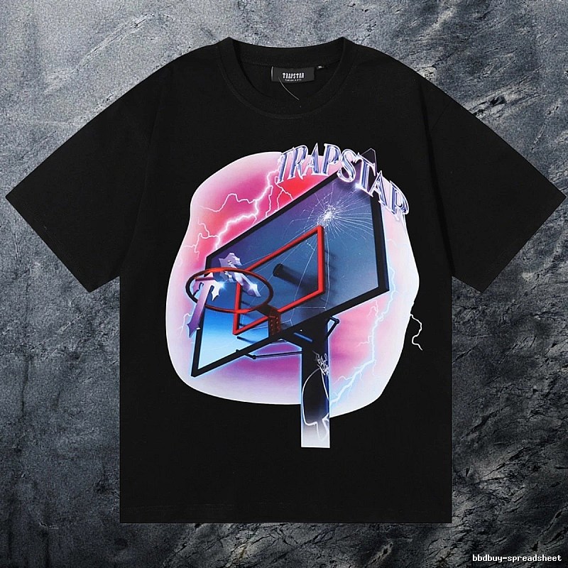 Trapstar Monogram Keys graphic T-shirt Black White Key for Layered Styling
