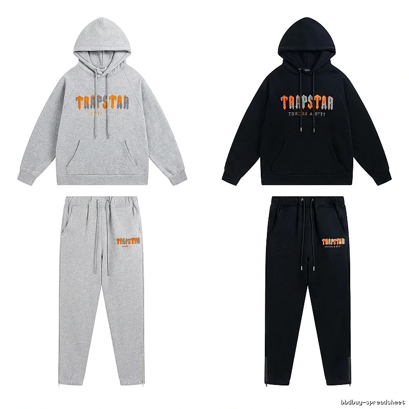 Trapstar Printed Streetwear Set (Grey/Black)