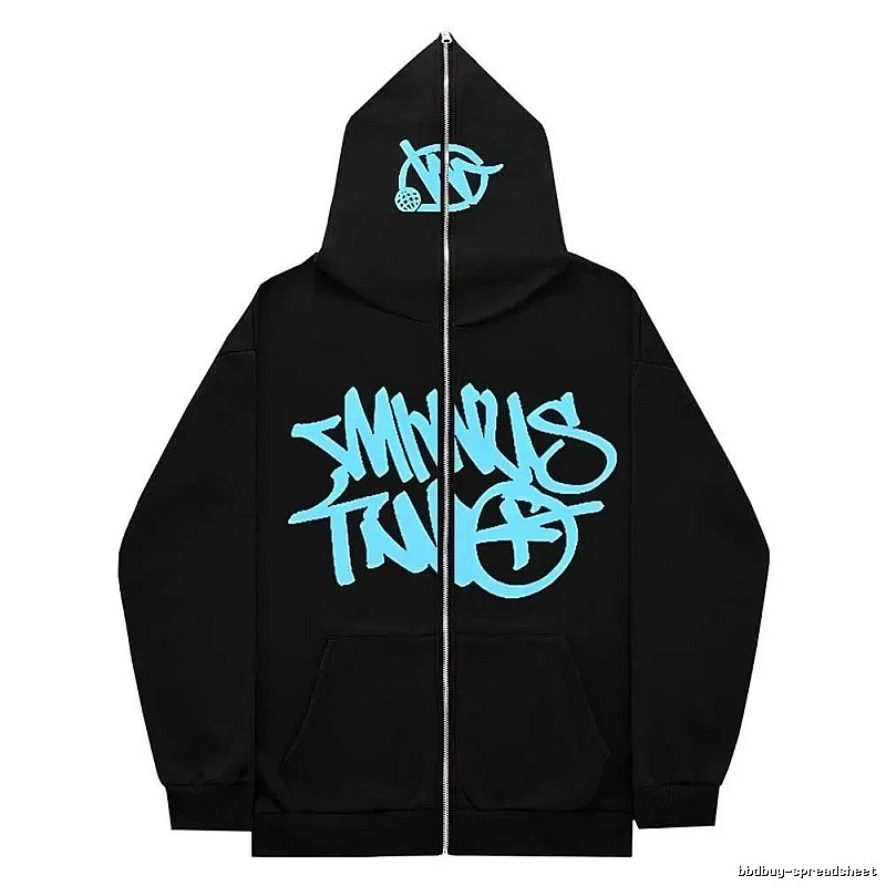Trapstar Urban Graphic zip hoodie Black Zip Pink with Statement Pattern