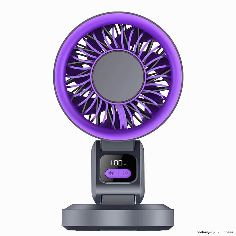 Travel Cooling Desktop Cooling Fan Gray Standard Airflow