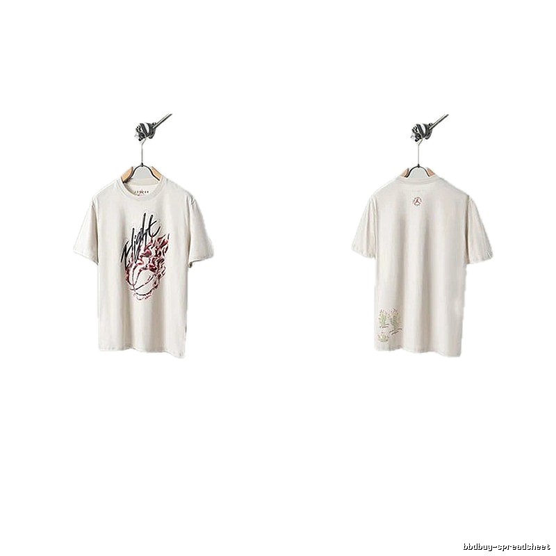 Travis Scott Cactus Co-branded Street-style Off-white T-shirt