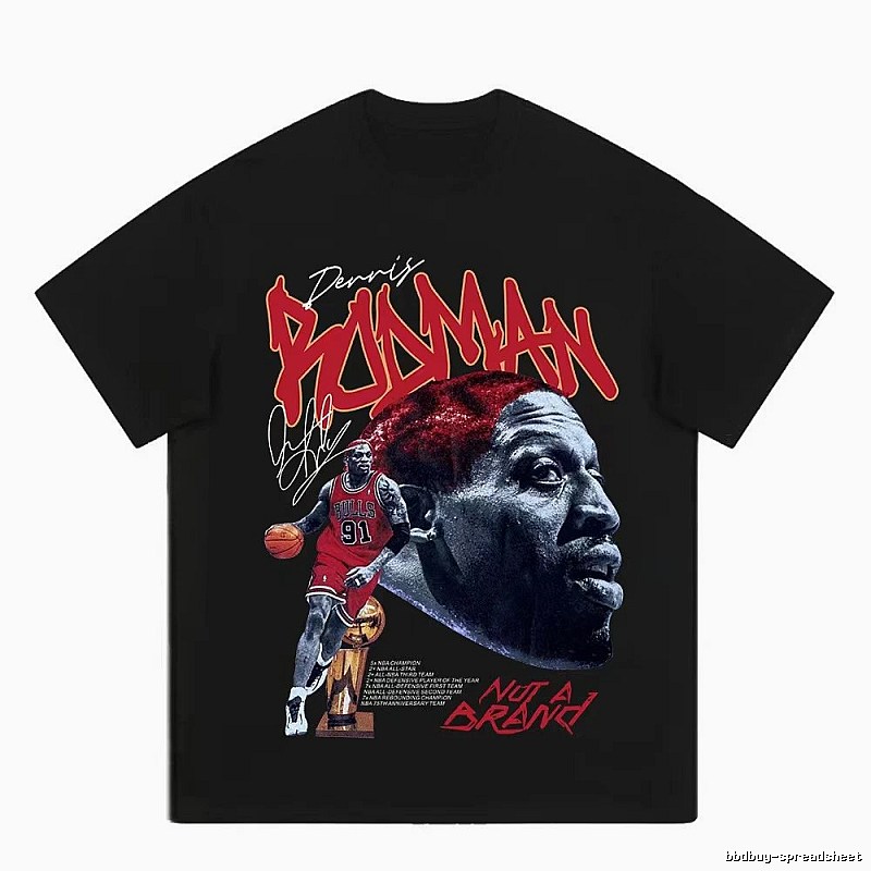 Tupac Resort Portrait graphic T-shirt Black Tupac Collage with Premium Look