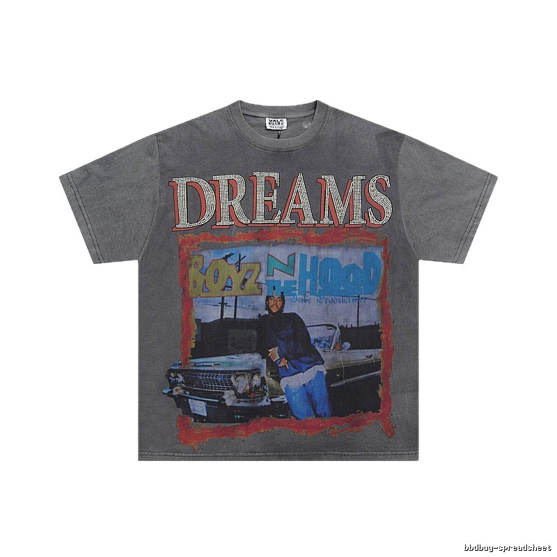 Valley Dreams American Retro Smoky Gray T-Shirt