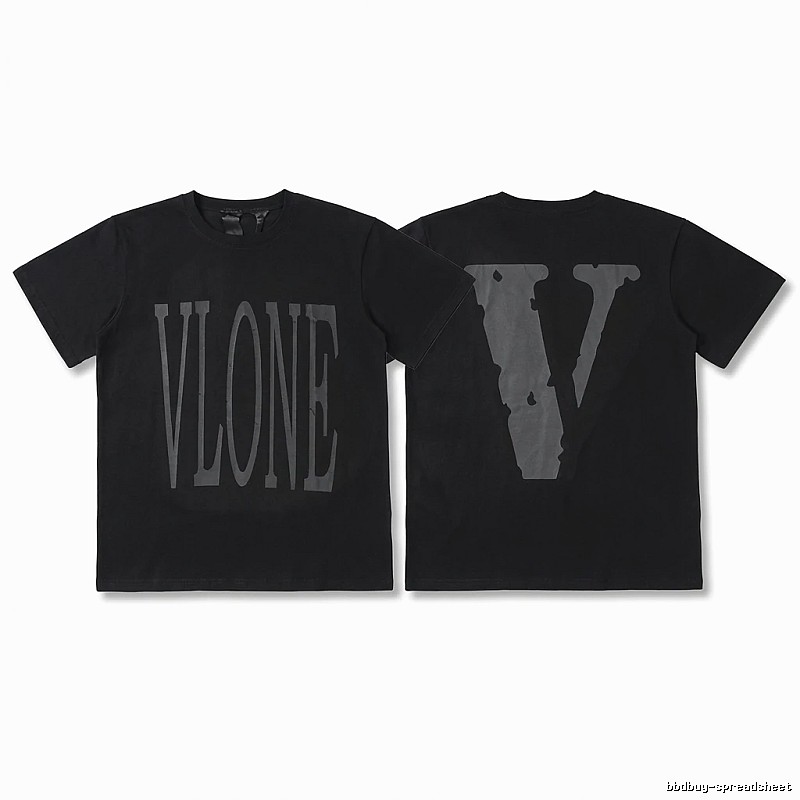 Vlone minimalist style black T-shirt