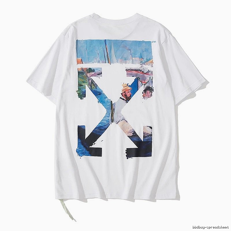 White Style 637 Anime Graphic T-Shirt Signature Detail