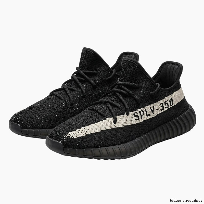 Yeezy 350 Black and Grey Trendy Sports Shoes