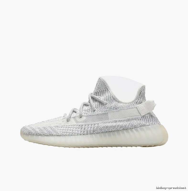Yeezy 350 minimalist style white shoes